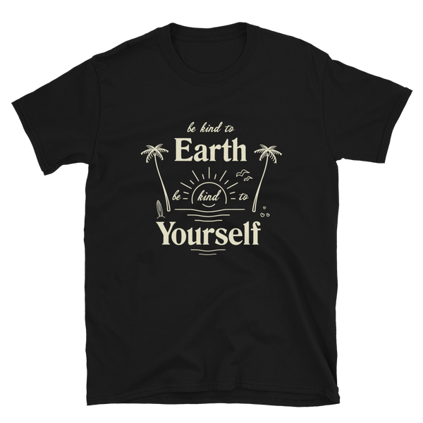 Be Kind to Earth Tee in Black