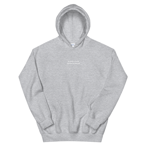 Be Kind to Earth Hoodie in Grey